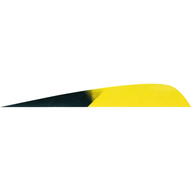 Gateway 400LPKFY-50 Parabolic Feathers Kuro Flo Yellow 4" LW 50pk - Gateway