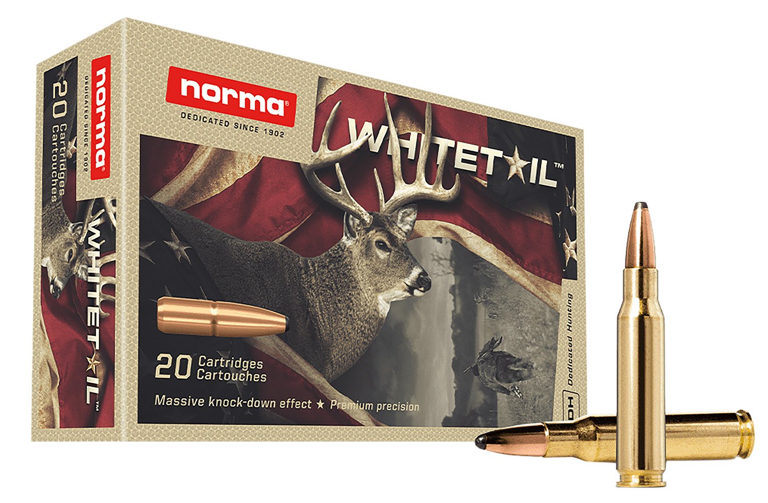 Buy Norma 20177672 Whitetail 30-30 Win 150gr Soft Point Ammo 20 Rounds online