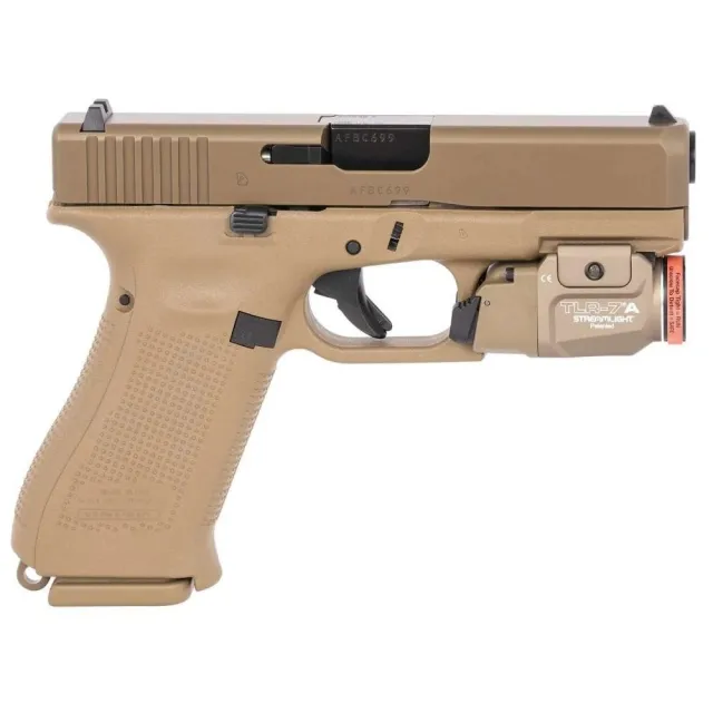 Glock UX1950203SL 19x Gen 5 9mm 17-Rd FDE Night Sights TLR7A 4.02" Barrel
