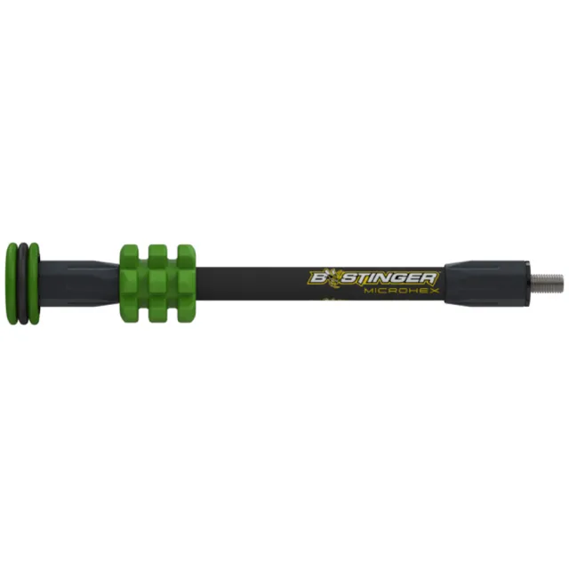 Bee Stinger MHX10GR MicroHex Stabilizer Green 10" Stainless Steel - Bee Stinger