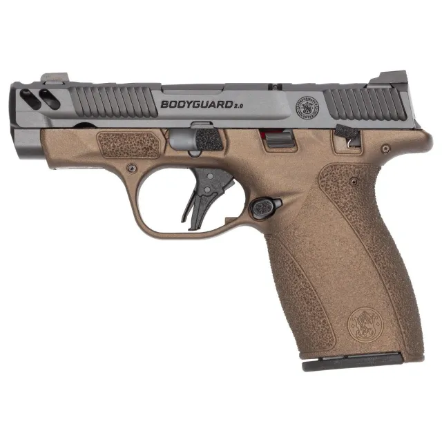 S&W PC Bodyguard 2.0 Midnight Bronze Carry Comp Handgun .380 Auto 10rd Magazines(2) 3.1 Ported Barrel Chamber Indicator Manual Safety CA Compliant