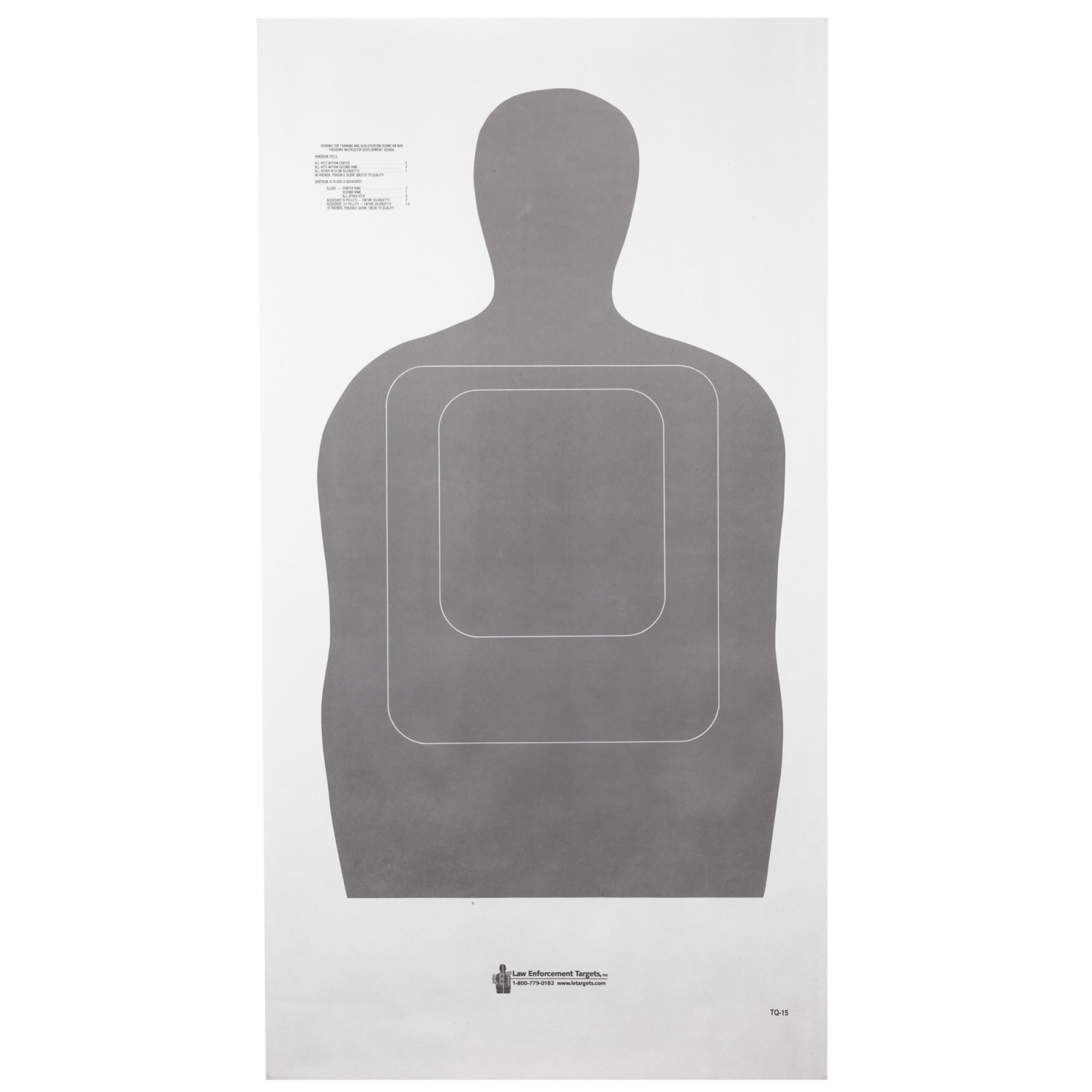Buy Action Target TQ15GRAY100 24"x45" Silhouette Paper Targets 100 Pack online