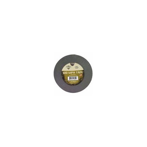 Tac Shield 03982 100 MPH Tape 2In x 60 Yards Black - Tac Shield