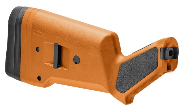 Buy Magpul MAG490-ORG SGA Stock Orange for Mossberg 500/590 Adjustable online