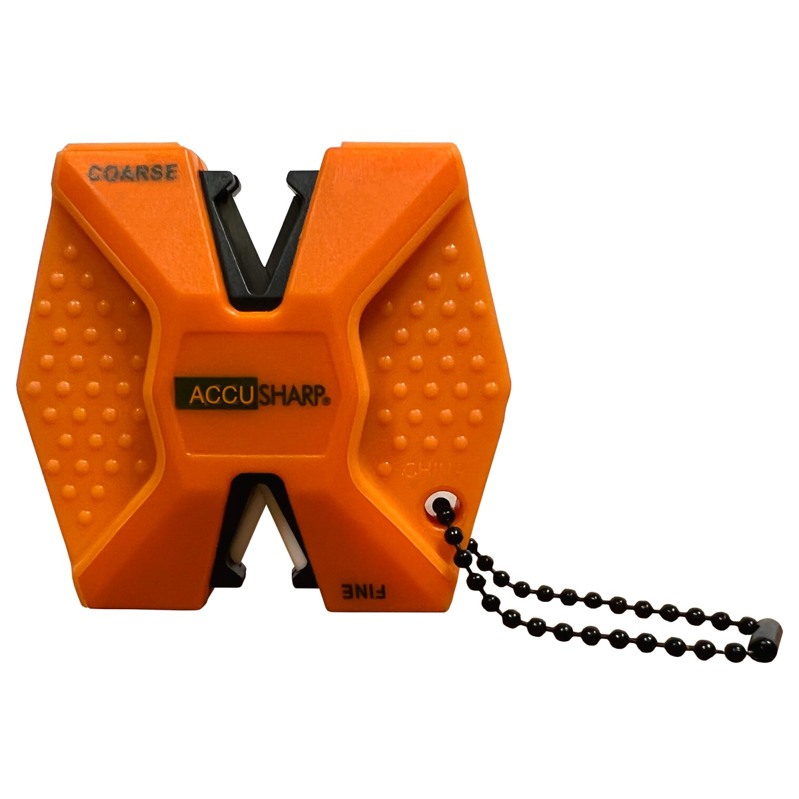 AccuSharp Knife Sharpener Tungsten Carbide Blades Rubber Over-Molded Grip - AccuSharp