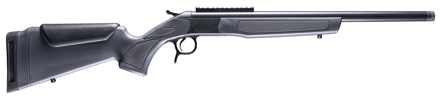 CVA CR4435 Scout 243 Win 20" Blued/Grey with Rail & Brake - CVA - 243 Win