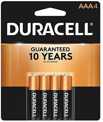 VALUE MN2400B4 Duracell AAA Alkaline Batteries 4-Pack - VALUE