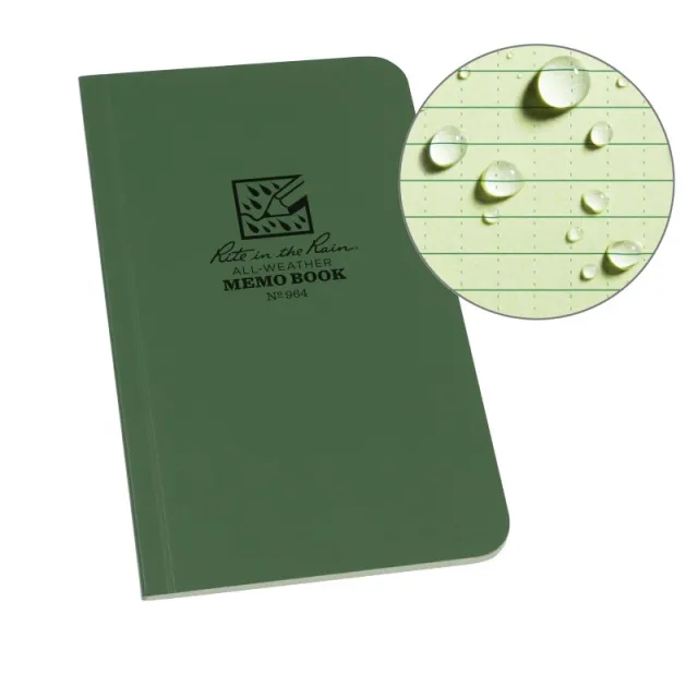 Rite in the Rain Field-Flex Universal Memo Book All-Weather Green