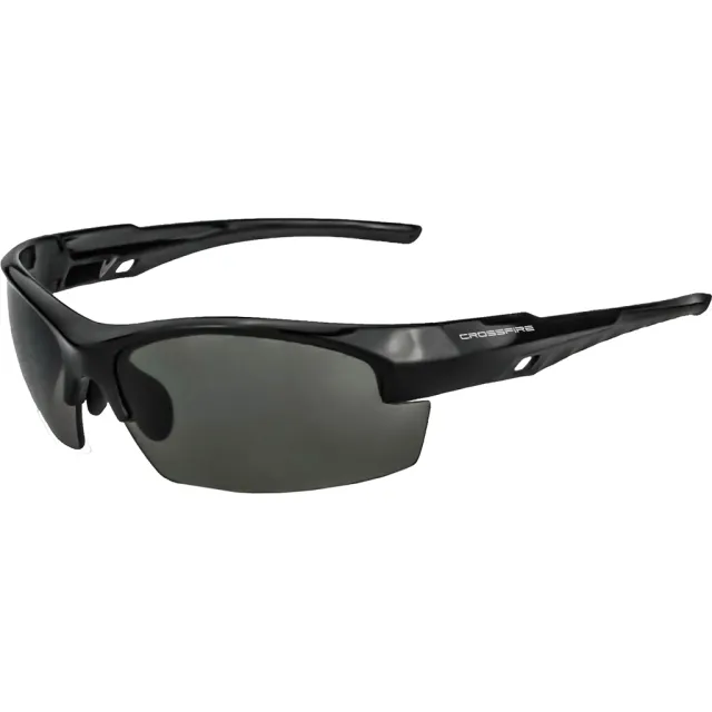 Crossfire XFFS-1020C Fire Streak Shooting Glasses Black/Smoke 99.9% UV Protection
