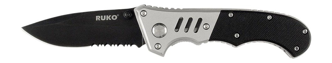 RUKO RUK0128SET 440A Pakawood Tactical Folding Knife - RUKO