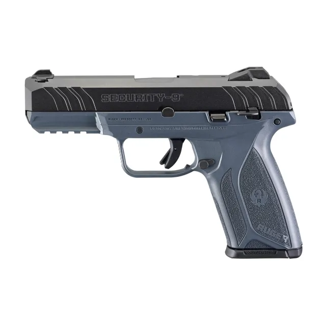 Buy Ruger 03824 Security-9 9MM Pistol, 4" Barrel, Cobalt Kinetic Slate Blue online