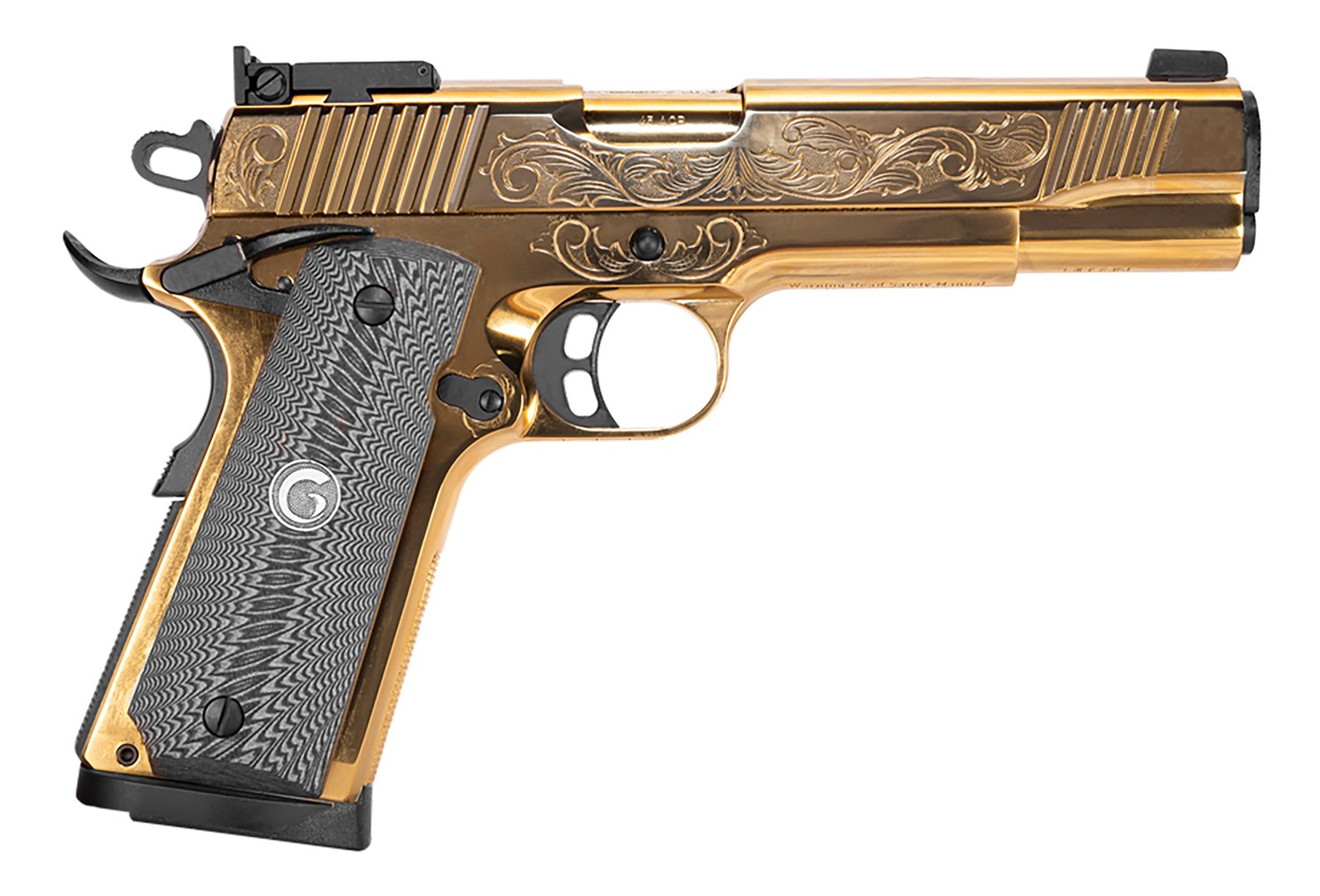 EAA Girsan MC1911 Match Lux 1911 Pistol 45 ACP Gold 8 rd. - EAA Girsan - 45 ACP