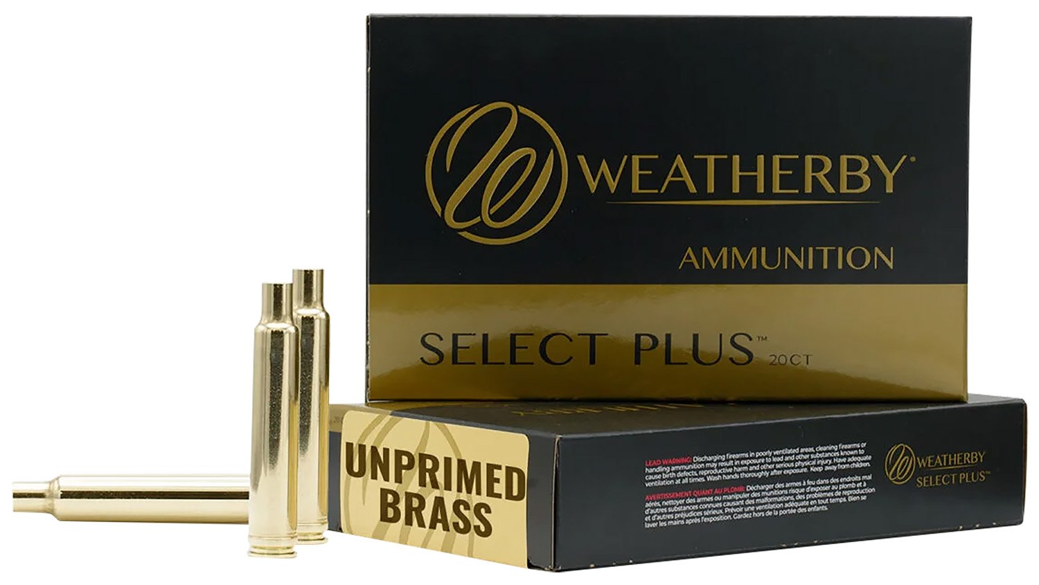 Weatherby BRASS653 6.5-300 Wby Mag Unprimed Rifle Brass 20/Box - Weatherby - 6.5-300 Wby
