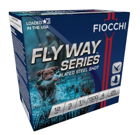 Fiocchi Flyway 12 Gauge 3" #4 Shot 25rds