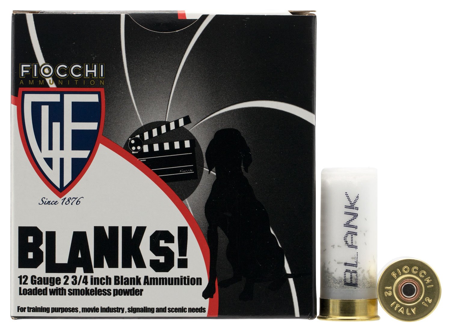 Fiocchi 12BLANK 12 Gauge 2.75" Shotgun Blanks 25 Rounds - Fiocchi - 12 GAUGE