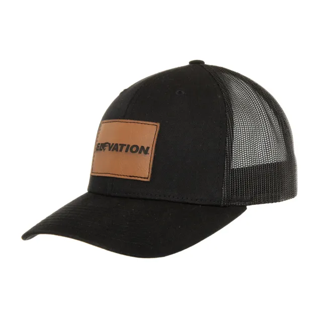 Elevation 810096080899 Patch Logo Hat Black/Black - Elevation