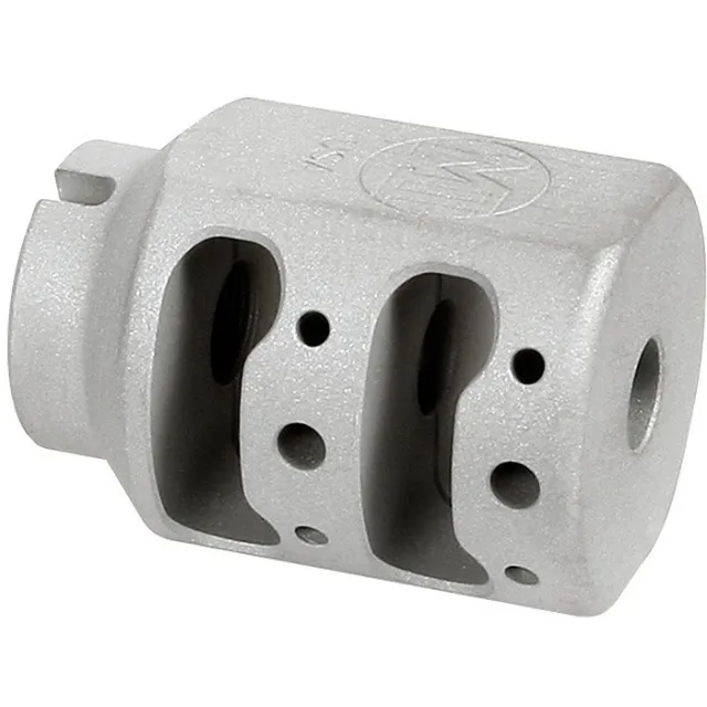 Midwest Industries Alpha Tank Muzzle Brake 1-2x28 9mm Tool Steel Stainle... - Midwest Industries - 9 mm Luger