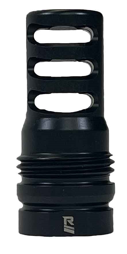 Rugged Suppressors MB026 .338 3-Port M18x1 Thread Matte Black Brake - Rugged Suppressors - .338 or