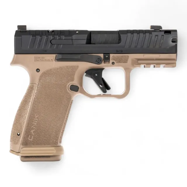 Canik METE MC9 PRIME 9MM 3.65" OR NS 2-10RD MAGS BLACK/FDE