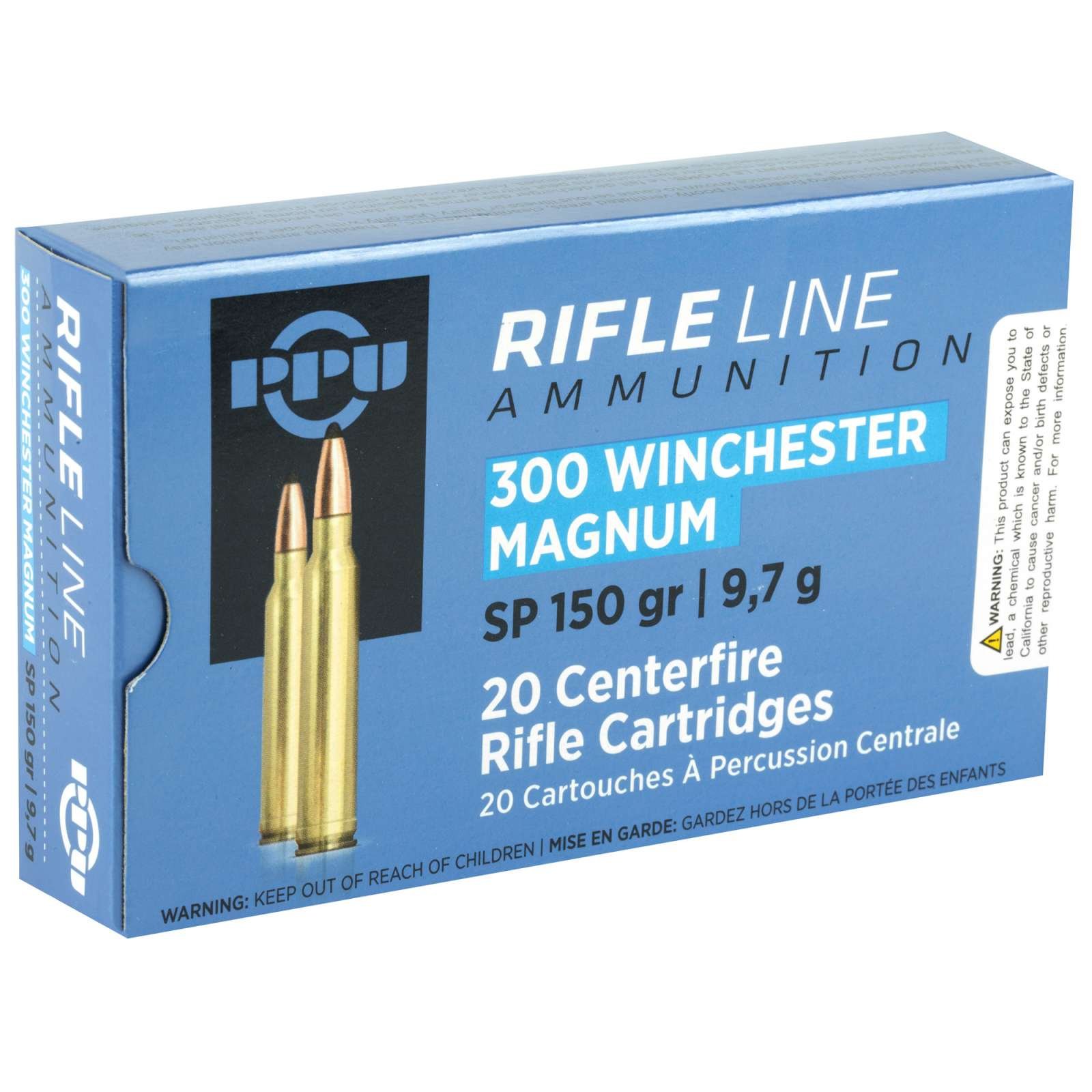Prvi Partizan PP3001 Standard Rifle 300 Win Mag 150gr Soft Point 20 Box - Prvi Partizan - 300 Win Mag
