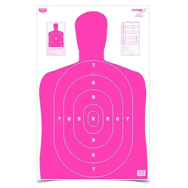 Birchwood Casey EZE-Scorer 37039 Silhouette Target 23 in x 35 in Pink 5 Pac - Birchwood Casey - 23" X 35"