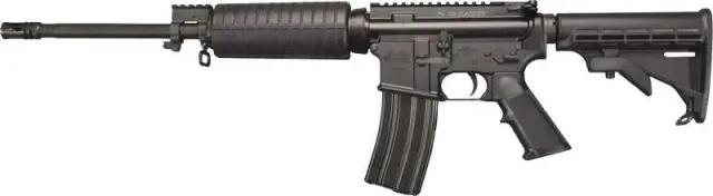 Windham Weaponry R16FTT300 SRC 300 Blackout Caliber with 16" Barrel, 30+1 Capacity, Black Hard Coat Anodized Metal Finish, Black 6 Position Stock & A2 Grip Right Hand