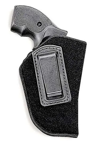 Uncle Mike's Size 12 Left Hand IWB Holster for Glock 26/27/33 Black Suede-Like Clip - Uncle Mike's