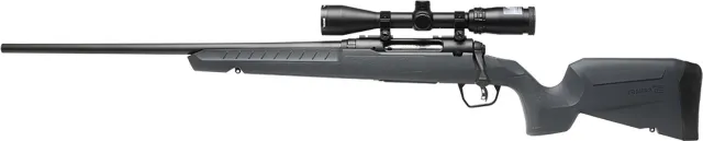 Buy Savage 32252 Axis 6.5 Creedmoor Rifle, Matte Black, Gray Synthetic Stock online