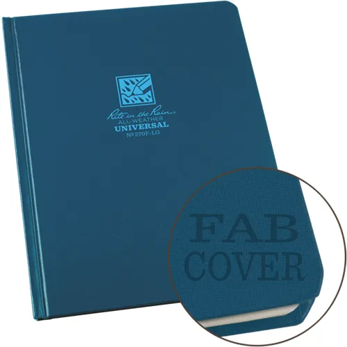 Rite in Rain 270F-LG Hard-Cover Notebook 6.75x8.75 Weatherproof - Rite in the Rain