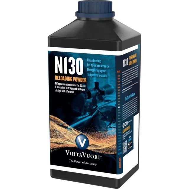 Vihtavuori T11030 N130 Rifle Powder 1lb - Fast Burning, Multipurpose