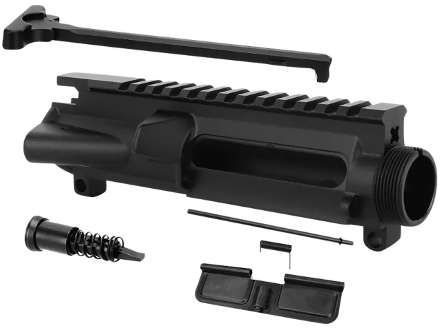TacFire UP01C2 Stripped Upper Receiver 5.56 NATO Black Anodized AR-15 - TacFire - 5.56X45MM NATO