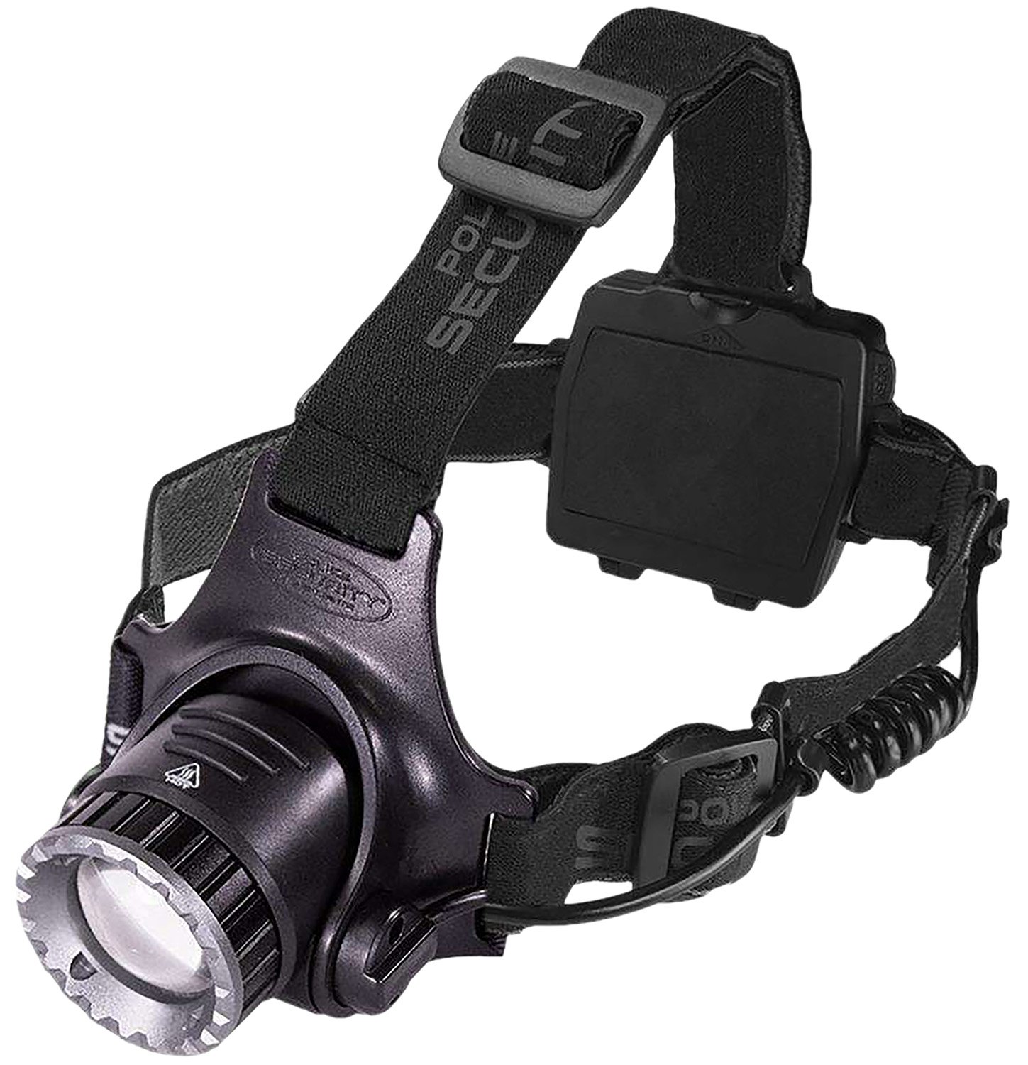 Lb Marketing 97745 Long Throw Headlamp 470 Lumens Black Aluminum LED - Police Security Flashlights - 470 LUMENS
