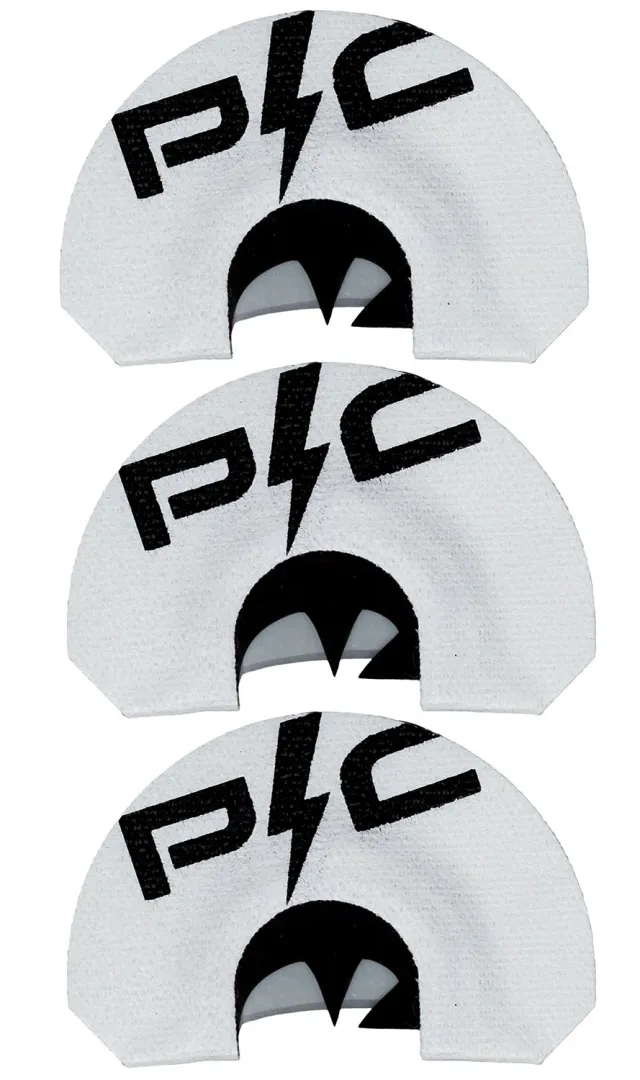 Power Calls 24256 Diaphragm Turkey Call Black/White Yelps Sounds - POWERCALL