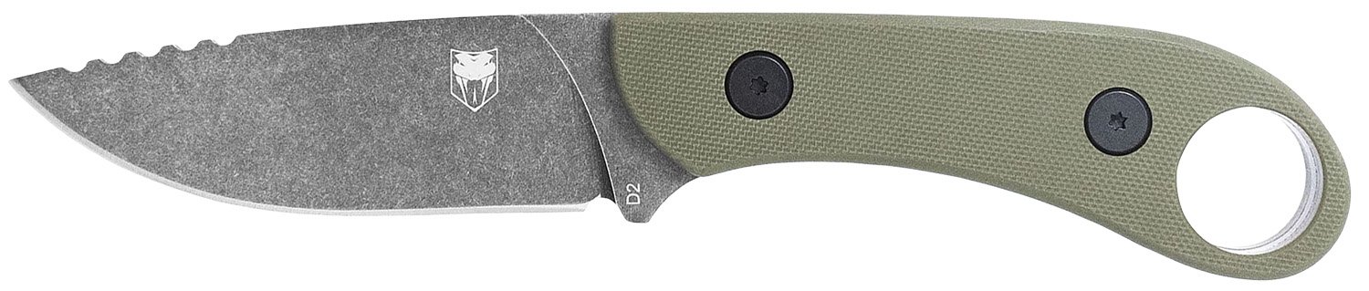 Cobra Enterprises of Utah Cobratec D2 Skinner Full Tang OD Green G10 - Cobra Enterprises of Utah