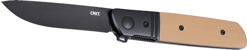CRKT Bamboozled Folding Knife 3.34" D2 Steel, Bronze/Black Handle - Columbia River Knife & Tool