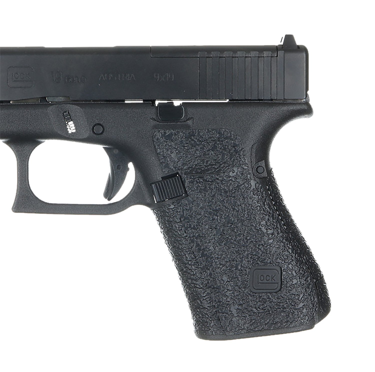 TALON Grips 383R Adhesive Rubber Grip for Glock 19/23/25/32/38 Gen5 Black - TALON Grips Inc - GLOCK 19 GEN 5