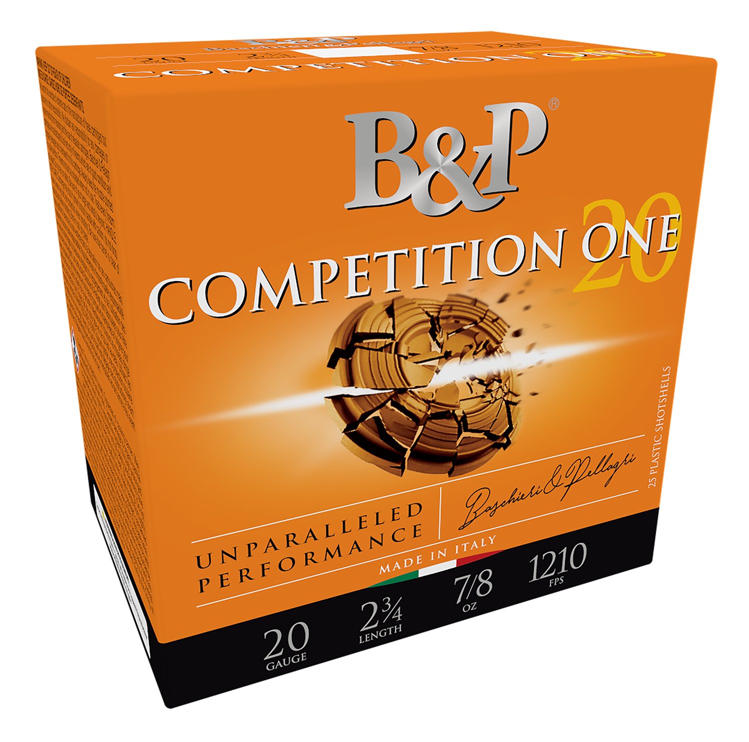 Baschieri & Pellagri Competition One 20 Gauge 2-3/4 In 7/8 oz #7.5 1210 FPS - Baschieri & Pellagri - 20 Gauge