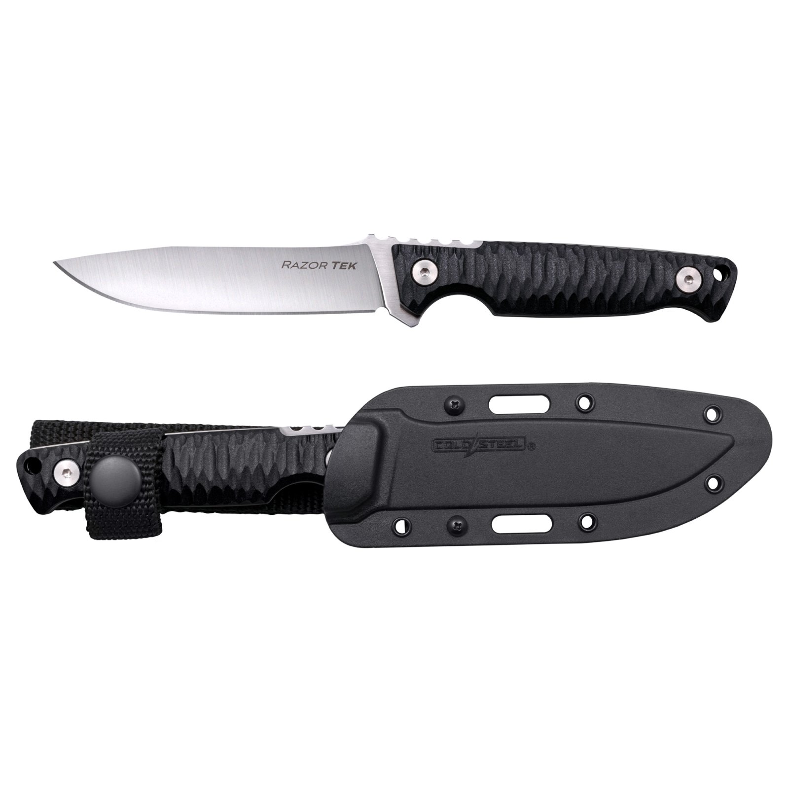 Cold Steel CSFX4RZR Razor Tek 4" Fixed Clip Point 4116 SS Blade - Cold Steel