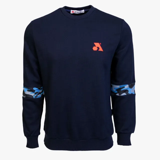 Arsenal XX-Large Blue Cotton-Poly Standard Fit Flex Pullover Sweater - Arsenal