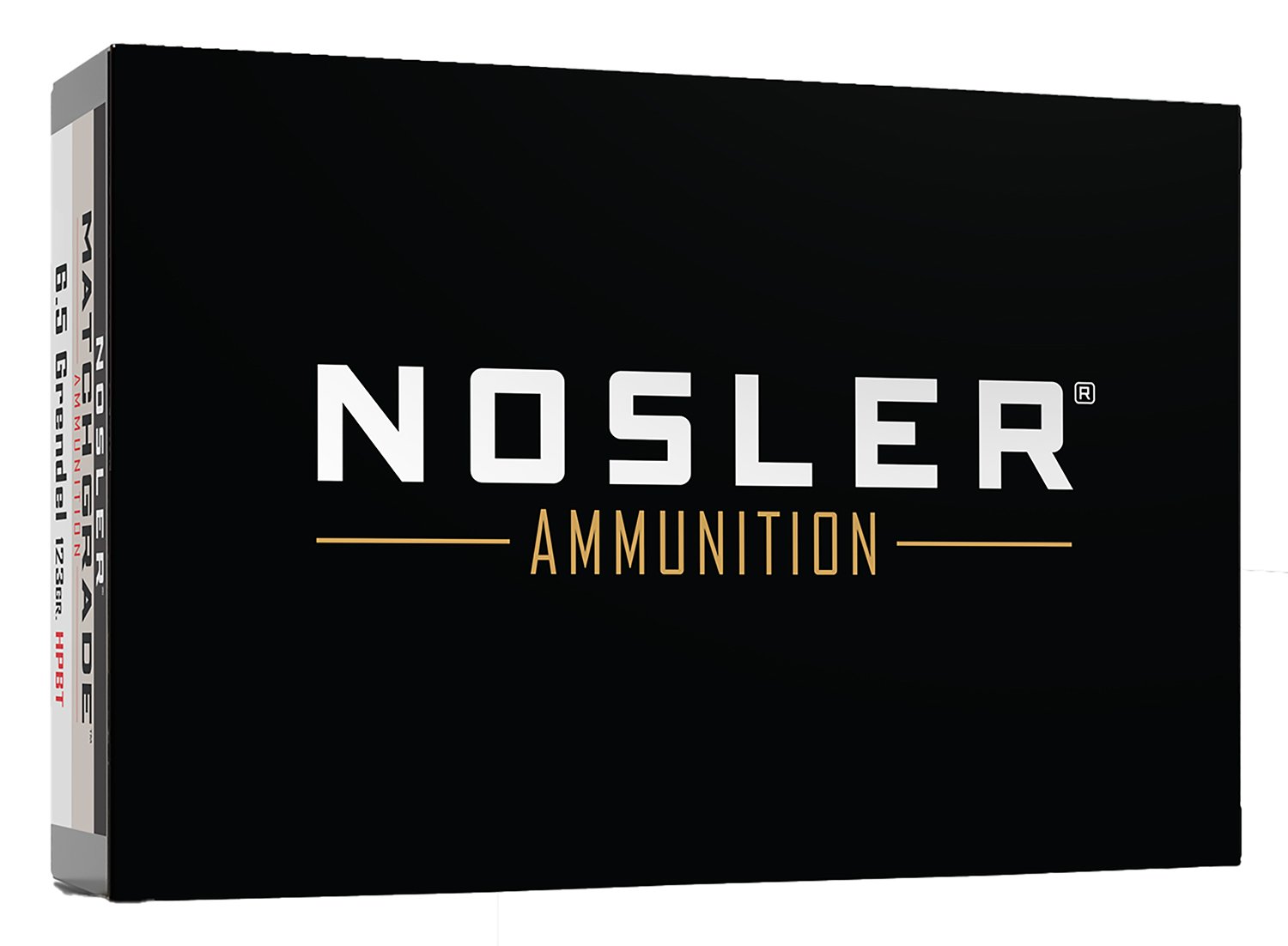 Nosler 44501 Match Grade 6.5 Grendel 123 Grain Hollow Point Boat Tail 20 Ro - Nosler - 6.5 Grendel