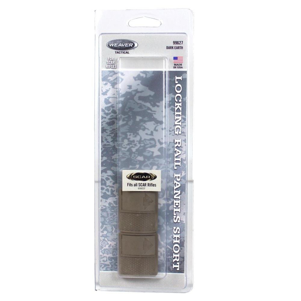 Buy Weaver S.C.A.R. Locking Rail Panels - 1.6 Short Dark Earth 2/ct online