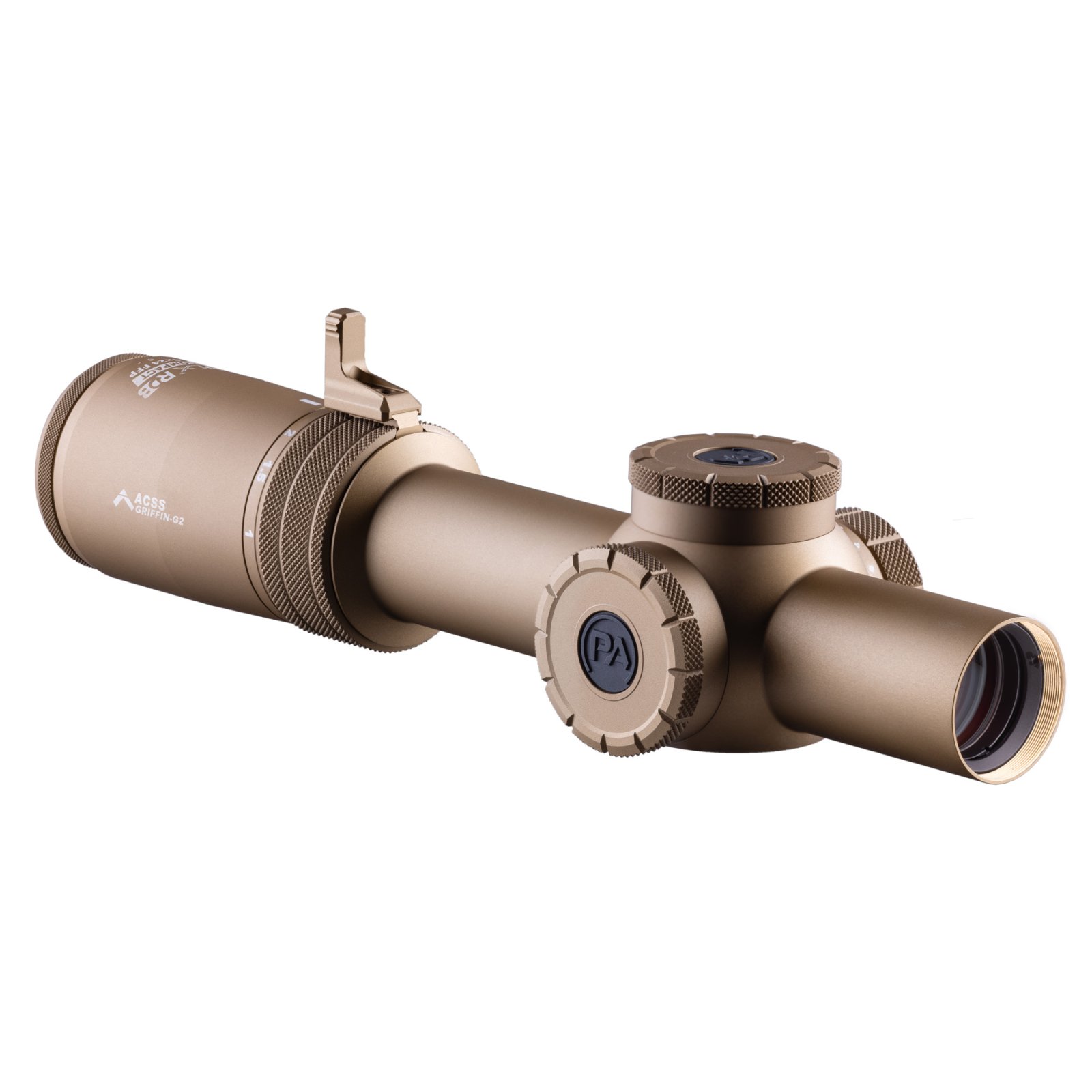 Primary Arms PLxC 1-8X24 FDE 24MM Objective 30mm Tube Mil - Primary Arms