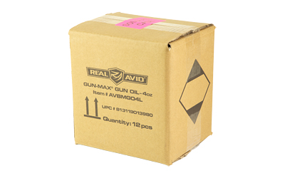 Real Avid Gun Max Oil 4oz Squeeze Bottle 12 Pack PDQ - Real Avid