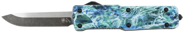 Templar SZMOS321 3" OTF D2 Blade, Mossy Oak Seafoam Handle Knife - TEMP