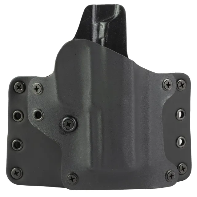 BlackPoint Tactical Leather Wing OWB Holster Sig P365 X-Macro Black - BlackPoint Tactical