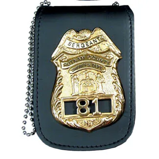 Perfect Fit Universal Badge & ID Holder with Chain 2.50x3.25 Clear Vinyl