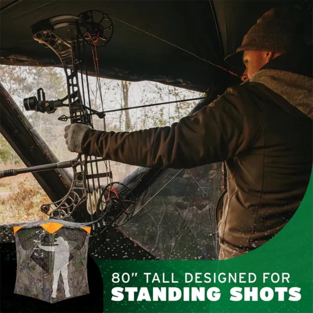Barronett Blinds Prowler 300 Ground Blind Bloodtrail Backwoods Camo - Ardisam (River's Edge/ Barronett Blinds)