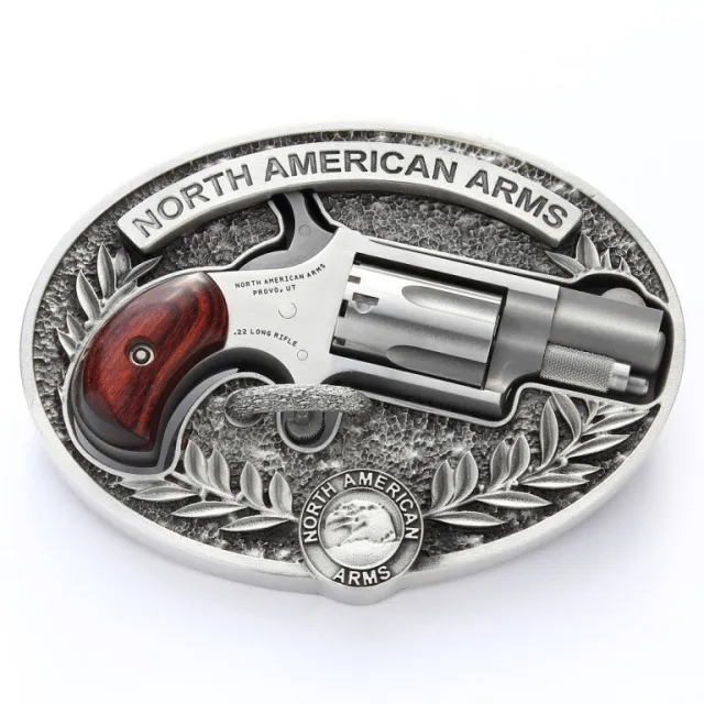 Buy NAA Mini Revolver Belt Buckle 22LR 1.13In 1Rd Oval Ornate online