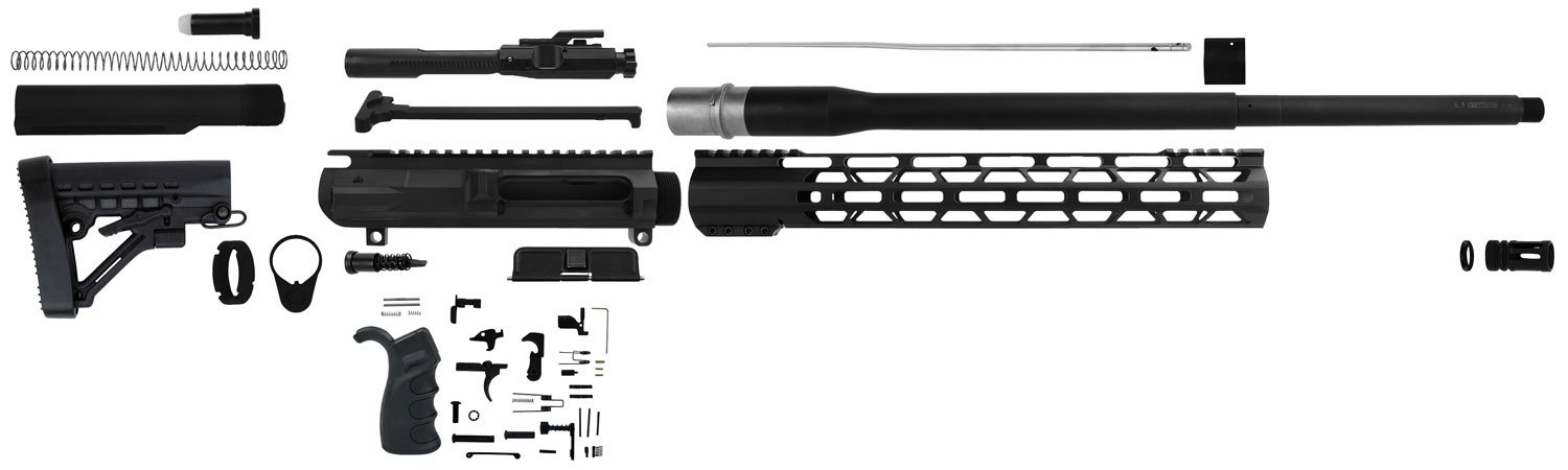 Buy TacFire SSRK65CRDLPK20BN AR Build Kit 6.5 Creedmoor 20" Barrel Nitride online