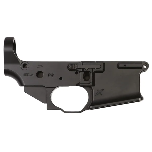 Sons of Liberty FCDAMBILR Ambi AR-15 Lower Receiver, Black Anodized Aluminum